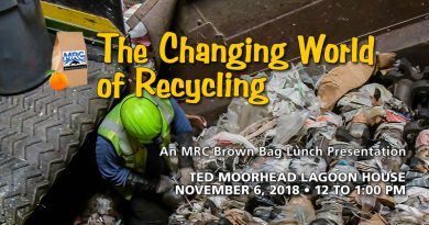 November 6 Brown Bag Lunch: The Changing World of Recycling
