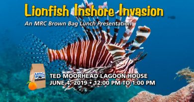 Lionfish Inshore Invasion: June 4 Brown Bag Lunch