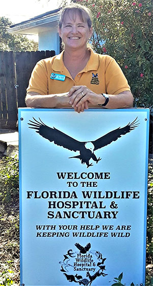 Tracy Frampton, the Executive Director of the Florida Wildlife Hospital
