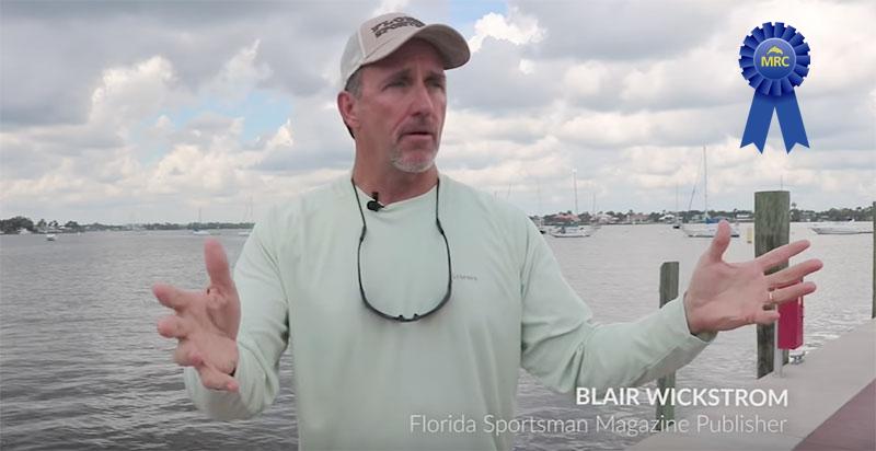 Mr. Blair Wickstrom, MRC's 2019 Wave Maker of the Year Award Recipient For Outstanding Advocacy of the Indian River Lagoon