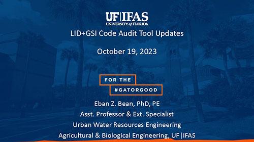 LID+GSI Code Audit Tool Update: Breaking Down Barriers