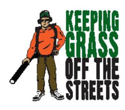 keeping grass off the streets