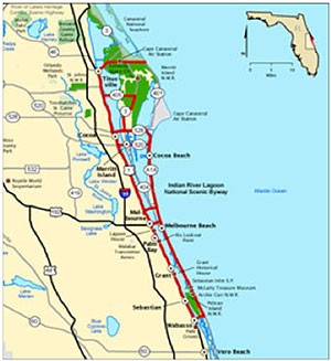 Map: The Indian River Lagoon